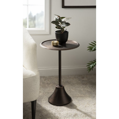 Alex-May Iron Top End Table