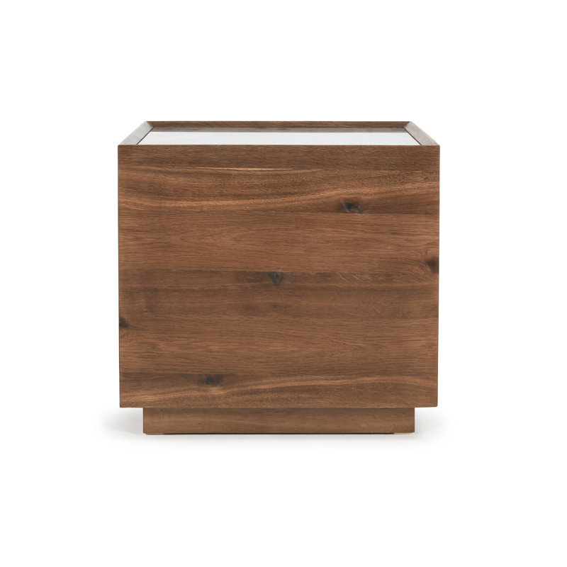 Santa Barbara 26" Brown Wood End Table