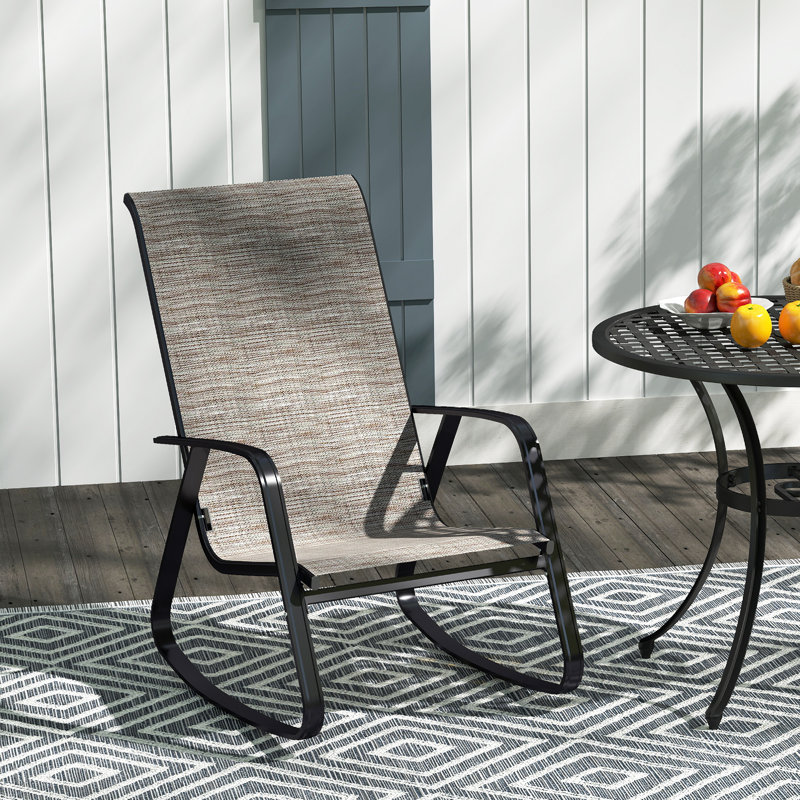 Steel, Texteline Rocking Chair