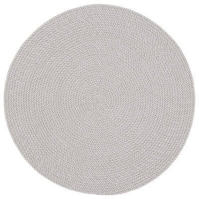 Braided Hand Woven Performance Solid Color Rug