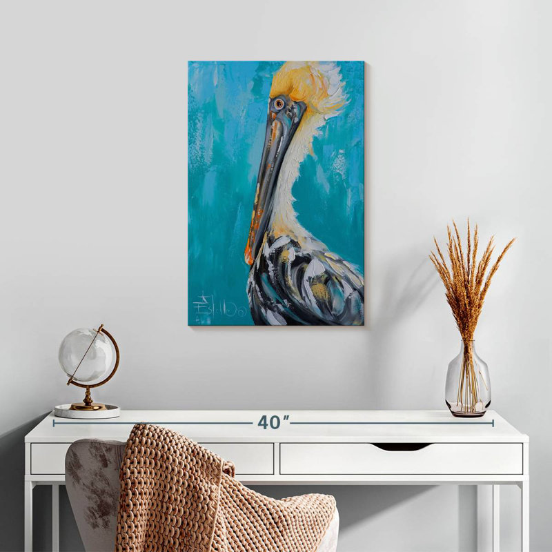 Brampt Posh Pelican, 24" H x 16" W