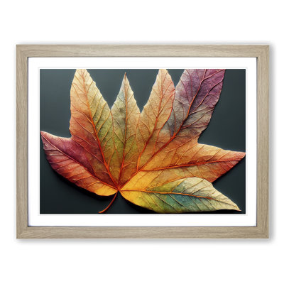 Autumn Leaf Vol.2 1 Piece Single Picture Frame Wall Art
