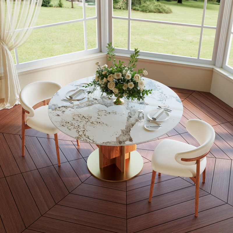 Table bistro moderne 43 po pour 2-4 places Modern, H 29,9 po x L 43,3 po x l 43,3 po, Pandora