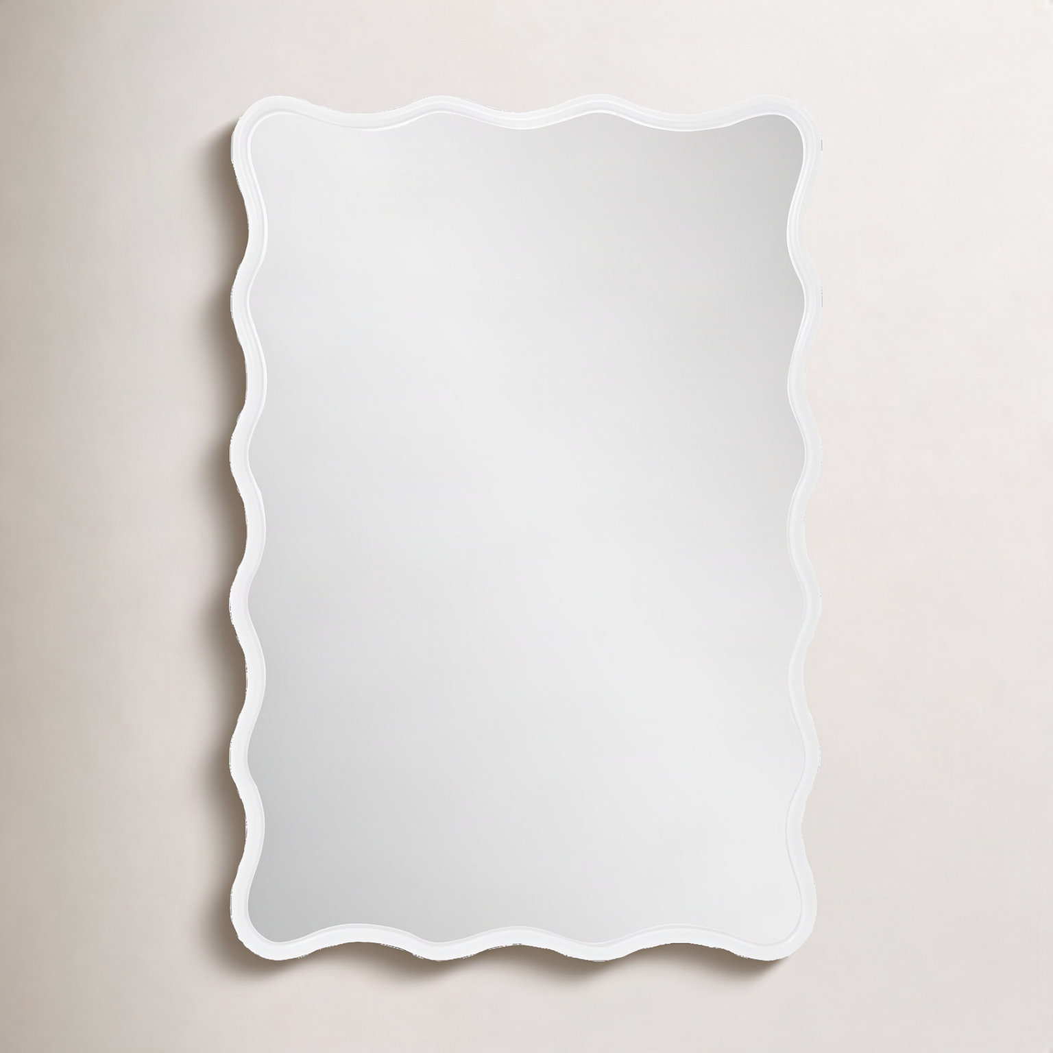 Angelo Rectangle Mirror, White