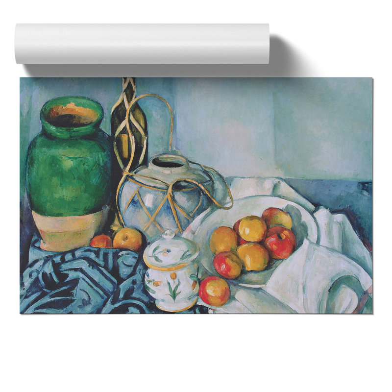 Still Life With Apples Vol.1 by Paul Cezanne - No Frame Painting, 21cm H x 30cm W x 0.1cm D