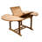 6 - Person Teak Wood Patio Dining Set with Round Table , Cushions Included