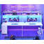 Bureau d'ordinateur en L avec huche et 3 tiroirs, bureau convertible 94,5 po-749878339