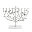 Botanical Leaf Marble Menorah
