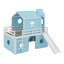 Lit mezzanine double avec tour-1181027166