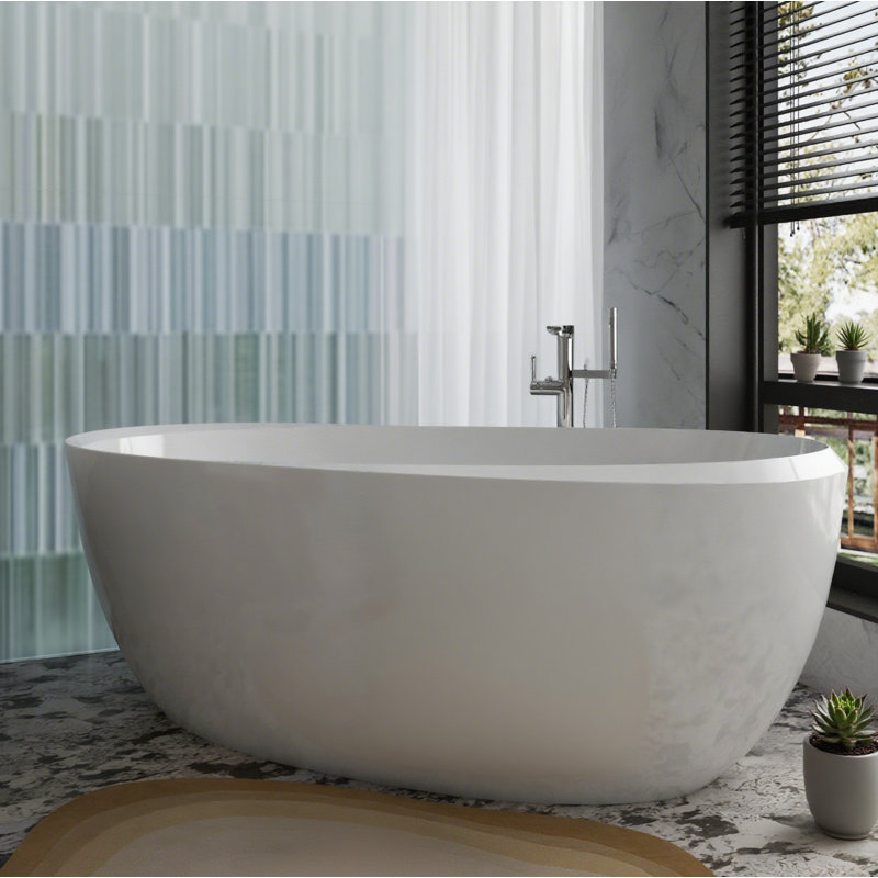 Baignoire 66,92 x 29,52, H 23,63 po x l 29,5 po x L 59,05 po