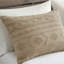 Édredon en chenille TG brun clair / simple avec motif du sud-ouest, rembourrage, 2 taies décoratives, chaleur et confort-124695021