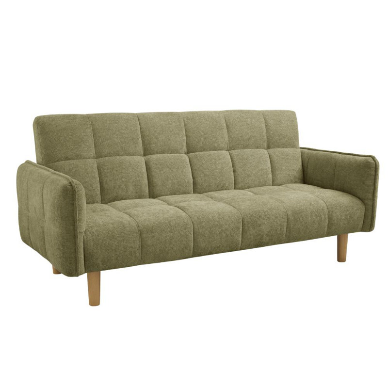 Julian 3 Seater Sofa Bed, Green
