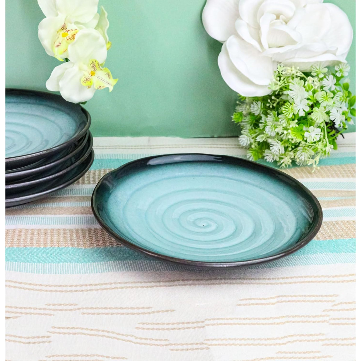 Ebros Gift Seikai Collection Dinner Plate - Thumbnail 2
