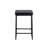 Ebern Designs Senga Bar Stools Set Of 2, Pu Leather, Iron Legs-1687850897