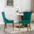 Dining Table Set, 45" Round Marble Dining Table with Velvet Dining Chairs, Circle Kitchen Table Set with Base, Dining Room Table and Chairs Set-944258880-944707403-944707446