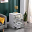 Attiana 40cm W Manufactured Wood Bedside Table