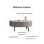 Italian light luxury oval rock table