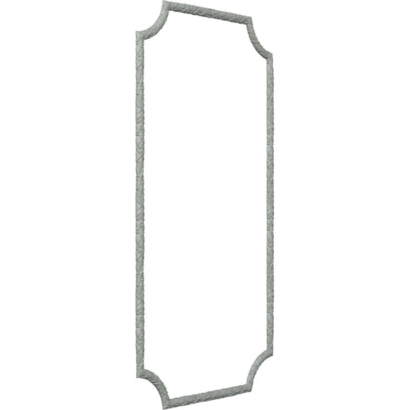 Ensemble de moulure pour panneau Dublin, L 24 po x H 48 po, Simple