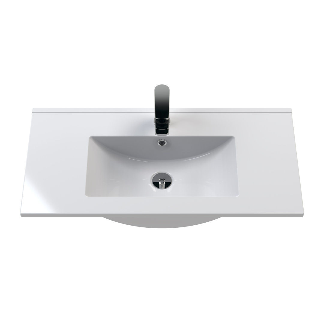 Arno 805mm Single Bathroom Vanity with Integrated Vitreous China Basin