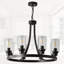 Vedha 8 - Light Dimmable Wagon Wheel Chandelier-795932778