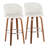 Terrance Fixed-Height Bar & Counter Stools With Bent Wood Legs & Round Footrest-109972581-109972584