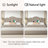 Beige Upholstered Platform Storage Full Size Bed Frame with Adjustable Headboard, 4 Storage Drawers, Type-C & USB Charging Ports, Noise-Free Wood & Metal Structure, No Box Spring Needed-718845192-691720993