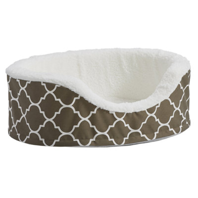 Quiet Time Orthoperdic Egg-Crate Nesting Pet Bed w/ Polytetrafluoroethylene Fabric Protector