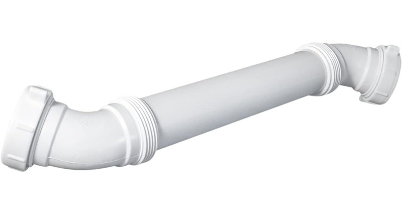 1-1 / 2 "télescopique avec déflecteur, cordier 6" et 10 ", rondelle TPR, Gris