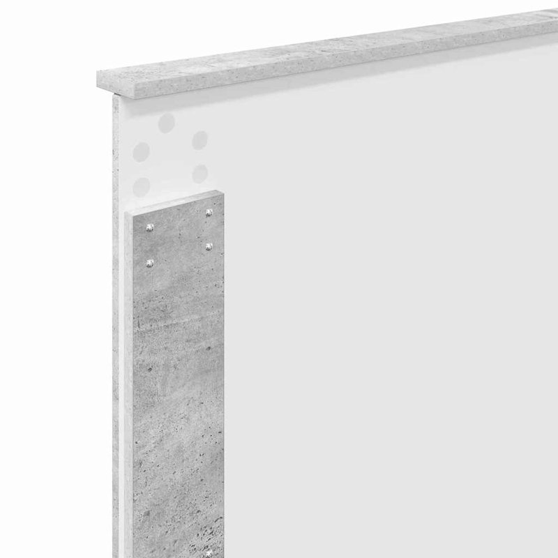 Headboard, European Toddler (80 x 160 cm), Concrete Grey