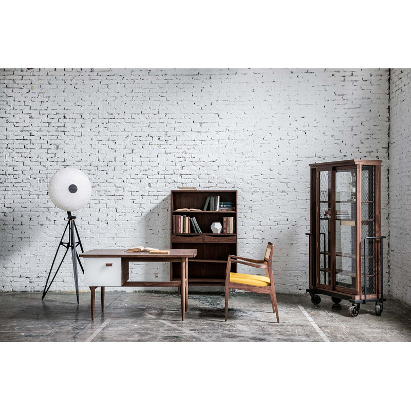 Risom Solid Wood Writing Desk