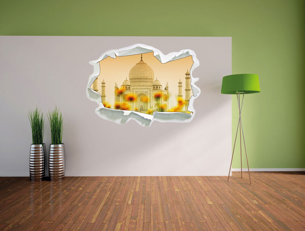 Wandtattoo Taj Mahal im Sommer