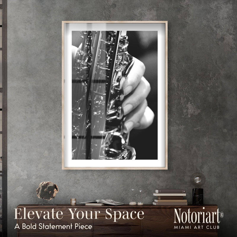 Playing Shadowbox Print Framed Photography by Notoriart, Blonde Frame, 37 x 55, Cream, 55" H x 37" W