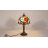 14.17 In Circle Bead Tiifany Style Table Lamp, Colorful Glass Shade Bedside Lamp (E26 Warm Bulb Included)