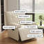 Fauteuil inclinable réglable en similicuir multifonctionnel-783574974