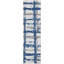 Tapis bleu marine intérieur / extérieur lavable à la machine Mahaney ACN745-1662906226