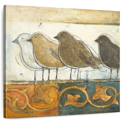 Crowle Birds sur Damask I