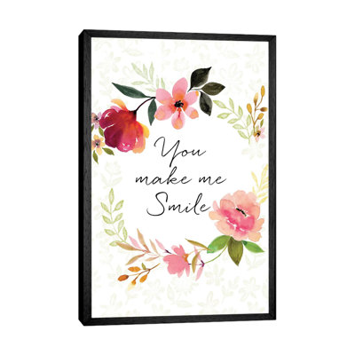You Make Me Smile by Stephanie Ryan - Print on Canvas