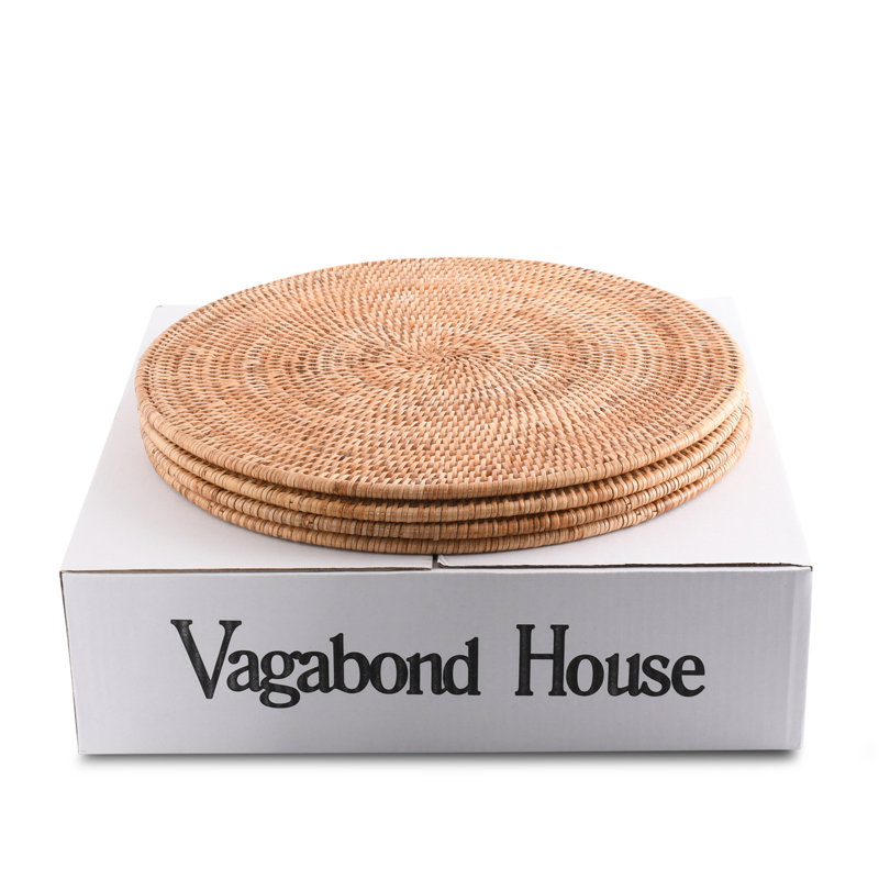 Rattan Round Placemats
