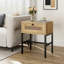 Table de chevet Boho Rattan