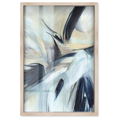 «Layered Shadows Shadowbox Print Green Abstract Art» par Art Remedy