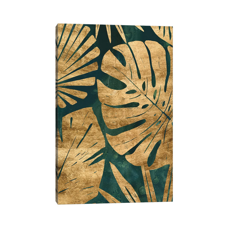 Emerald Jungle III by June Erica Vess - Wrapped Canvas Print, 20.32 cm H x 30.48 cm W