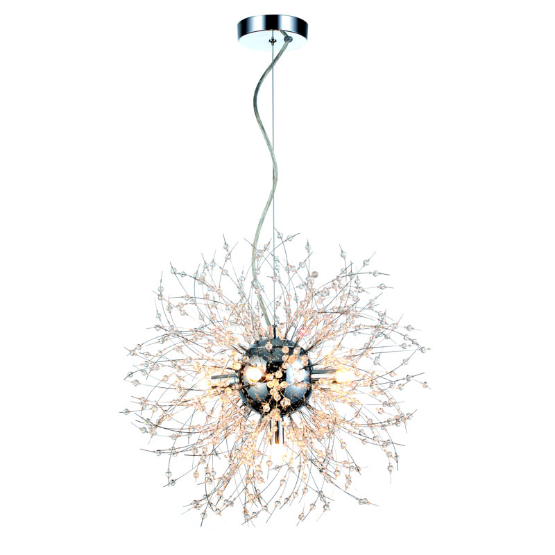 Jeanlouis 5 - Light Chrome Unique/Statement Pendant
