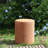 Outdoor Patio Round Mgo Side Table, Brown