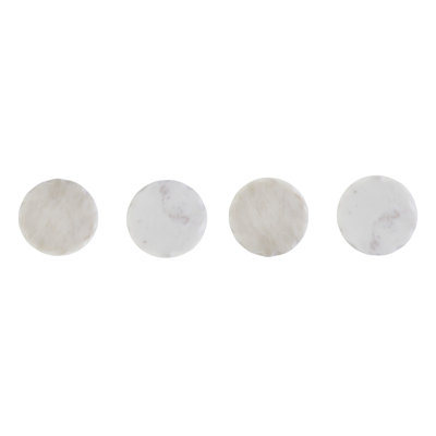 Bekelja Marble Round 4 Piece Coaster Set