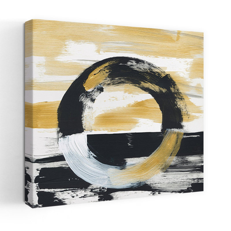 Pré-réponse 1, art moderne abstrait, H 18 po x l 18 po