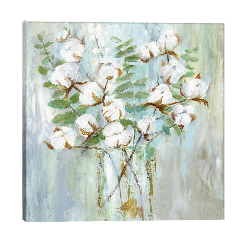 Cotton by Nan - Wrapped Canvas Painting, 66.04 cm H x 66.04 cm W x 1.91 cm D