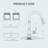 Pull Down Single Handle Kitchen Faucet with Deck Plate-100865068