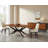 Rodney Dining Table, Copper & Charcoal