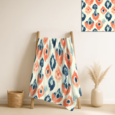 Couverture chaude Meadow Ikat I - Boho