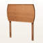 Tête de lit simple en bois au fini chêne rustique Raya, H 49,82 po x l 42,43 po x P 0,58 po-1107445360